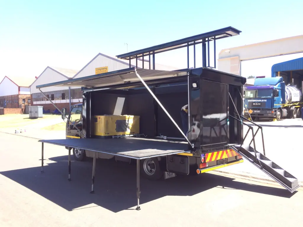 Promotional Trucks built by M&P Bodies, Alberton