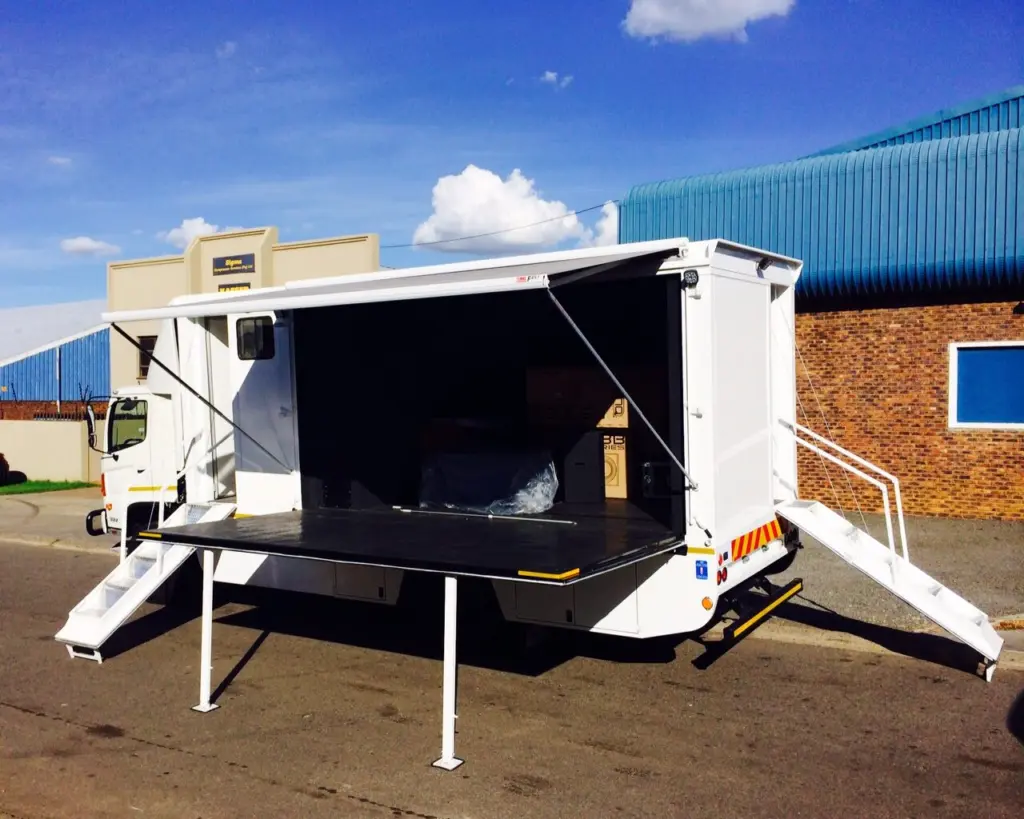 Promotional Trucks built by M&P Bodies