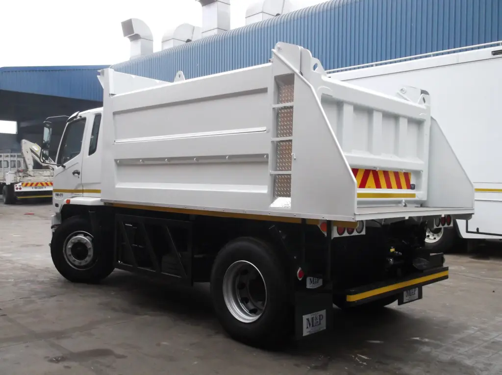 Tippers built by M&P Bodies, Alberton