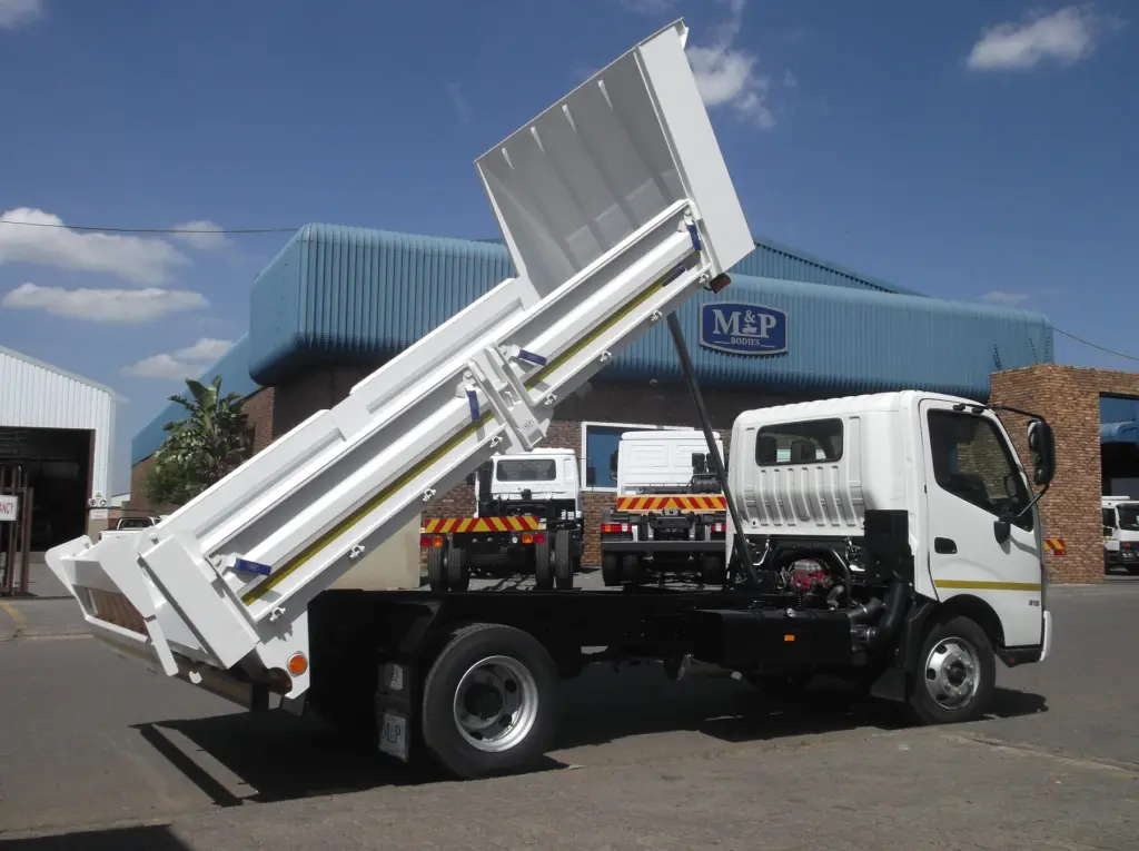 Tippers built by M&P Bodies, Alberton