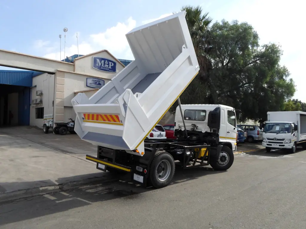 Tippers built by M&P Bodies, Alberton